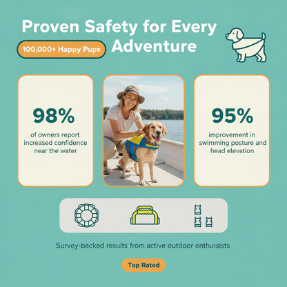 Pawfety FLoat Dog Life Jacket