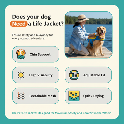 Pawfety FLoat Dog Life Jacket